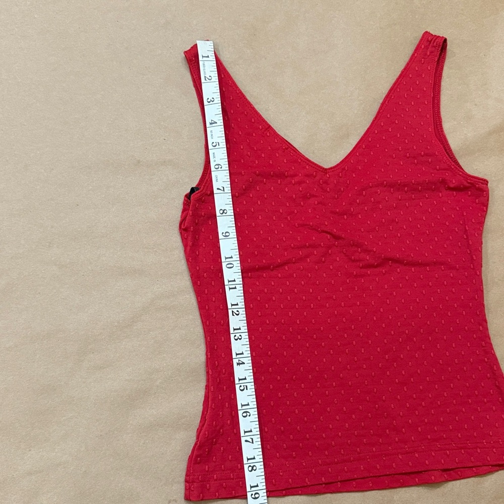 XOXO Vibrant Red Textured Top - Picture 8 of 9